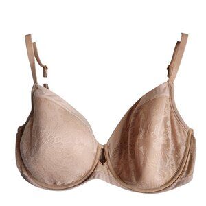 Soma Bra 36DD 36E Nude Beige Lightest Lift Perfect Coverage Underwire Back Close